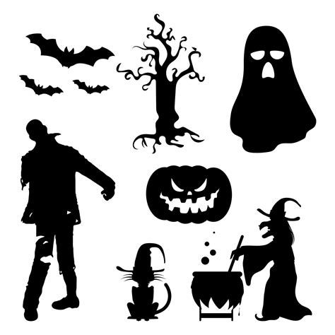 free halloween silhouette images|More.